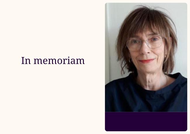 In memoriam Marjo Boer RINO Amsterdam