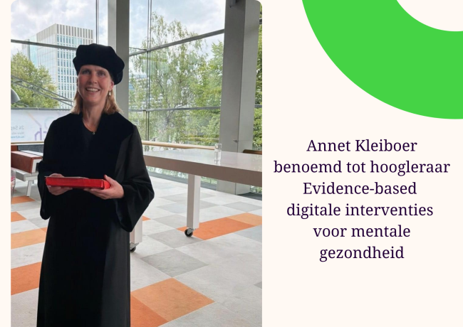 Annet Kleiboer benoemd tot hoogleraar docent RINO Amsterdam